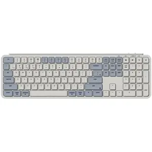 Механическая клавиатура Keychron B6 Pro Wireless Low Profile Retro Blue — компактный форм-фактор, беспроводное подключение