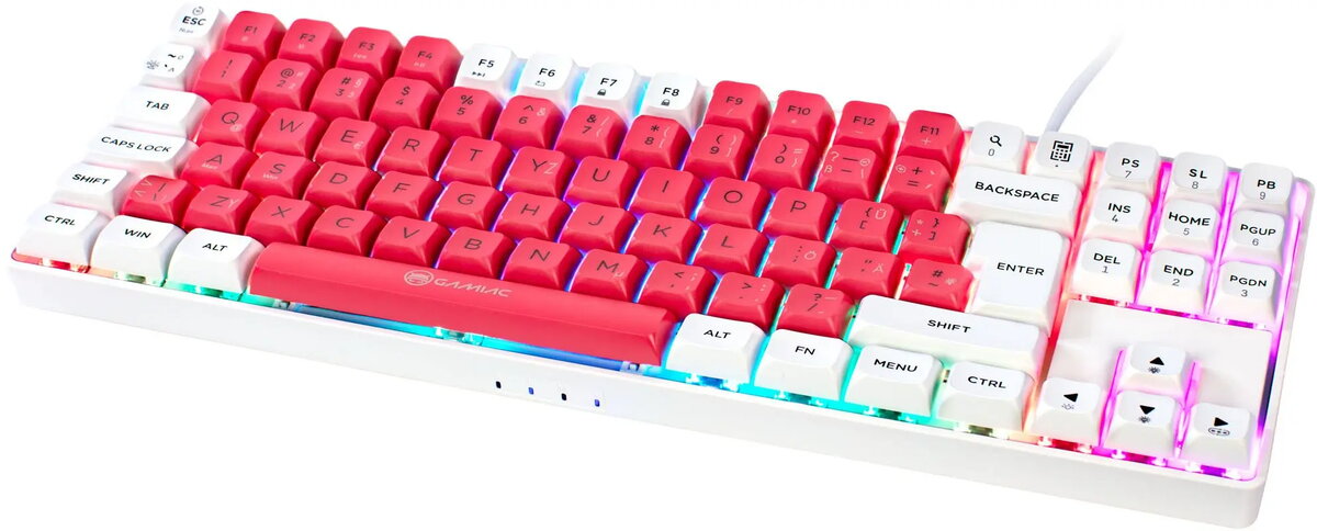 Mehāniskā spēļu klaviatūra GAMIAC TKL90G ar