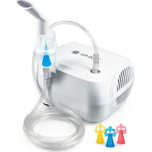 Inhalators-nebulizators Little Doctor LD-220C — kompakts kompresora nebulizators, saderīgs ar masku un mēlītes uztvērēju