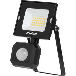 Floodlight Rebel Light LED 20W with motion and dusk sensor, 4000K, 230V
