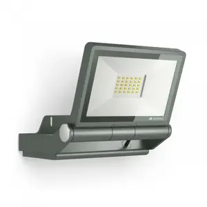 Outdoor wall light Steinel XLED Pro One 17.7 W LED, silver, plastic housing, 229×182×206 mm