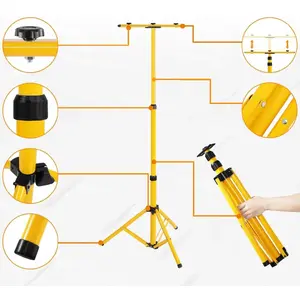 LED Floodlight with Tripod LTC LXLA341 — 1×100W, 6000K, 220–240V, 9000 lm