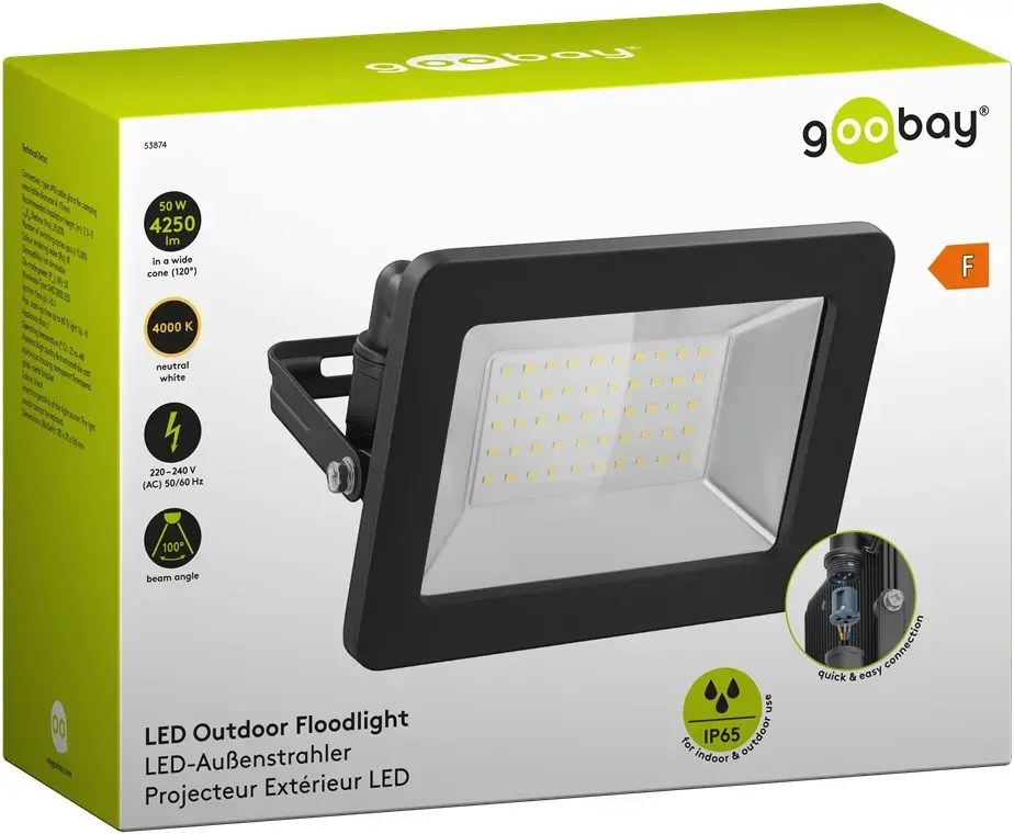 GOOBAY āra LED prožektors 50 W Photo 8