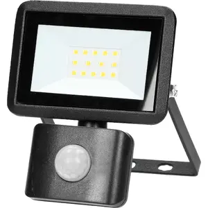 LED floodlight FARO AD-NL-6252BLR4 10W 800 lm IP44 4000K with PIR motion sensor (1 pc)