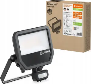 Floodlight sensor GE Lighting 41W 145 lm/W IP65 — motion-activated outdoor LED floodlight