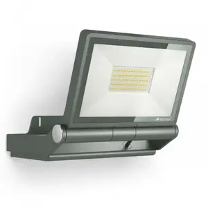 Outdoor wall light Steinel XLED Pro One Plus — LED 33.1 W, warm white, silver, plastic housing