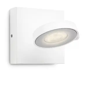 Philips Dimmable LED Clockwork Ceiling and Wall Spotlight 6.5W 500 lm 2700 K IP20 White