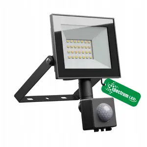 Floodlight Wojnarowscy NOCTIS LUX 4 20W 230V IP44 116x174x53mm Black with PIR Motion Sensor
