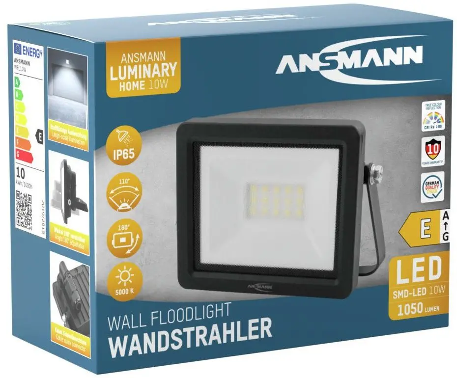 Darba prožektors Osram Ansmann WFL10W melns