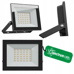Прожектор spectrum led NOCTIS LUX 30W NW 230V IP65 141×107×25 мм Черный
