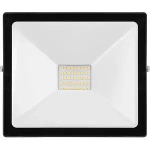 Floodlight ORNO ALLED 30W, 2400 lm, IP65, 4000K, aluminum housing with glass
