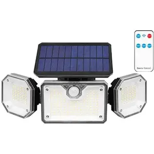 LED Floodlight UN NAŚWIETLACZ LED 226 SMD Solar with PIR motion sensor (model NAS594LV)