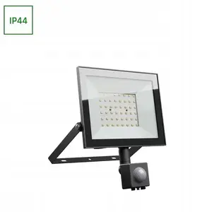 Прожектор с датчиком 50 Вт 230В NW IP44 чёрный — spectrum led SLI029073NW_CZUJ