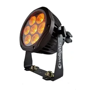 Наружный LED PAR светильник Evolights GLACIER 7 — 7×10W RGBWA-UV, IP65