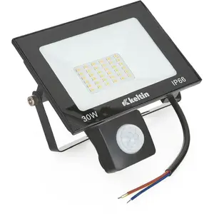 Floodlight LED Keltin 30W with motion sensor, warm white 2700K