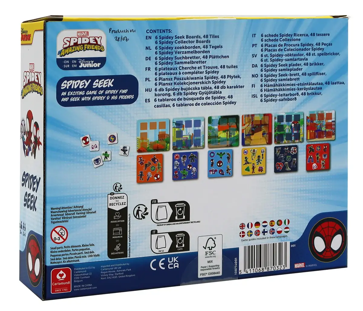 Cartamundi Shuffle Spidey & Amazing Friends - Spidey Seek Photo 4