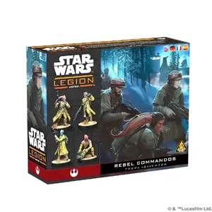 Фигурка Atomic Mass Games Rebel Commandos — Star Wars: Legion, многоцветная, упаковка 204×64×168 мм
