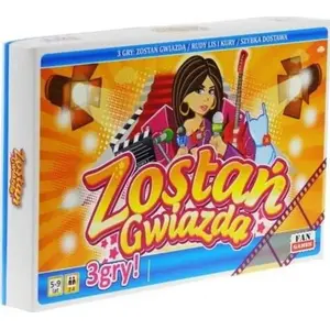 Board game Fan Games Zostań gwiazdą — 3 games in one set