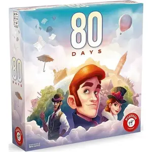 Настольная игра Piatnik 80 Days PIATNIK – семейная стратегия и приключение, 2–6 игроков