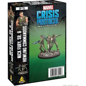 Набор фигур Atomic Mass Games Marvel: Crisis Protocol — Ник Фьюри старший и Отряд Воющих (дополнение)