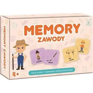 Board Game Kangur Memory: Zawody by Kangur – memory matching game, family play