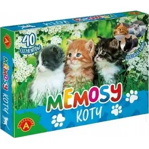 Board Game Alexander Pamięć-Memosy-Koty — memory matching card game by Alexander