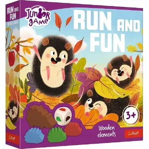 Board game TREFL Gra Run and Fun (family party game, multiplayer, fast-play)