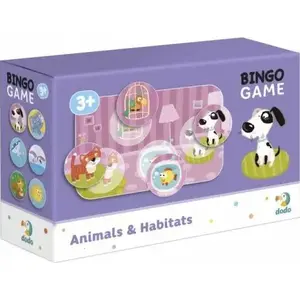 Galda spēle Dodo Bingo Dzīvnieki — ģimenes bingo spēle