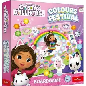 Board Game TREFL Gra Colours Festival Koci Domek Gabi (Gabbys Dollhouse) – family play set