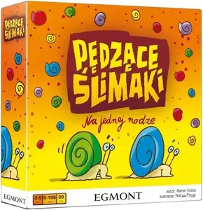 Spēļu grāmata Egmont Pędzące ślimaki — poļu val., cietie vākI, 200×200 mm, 470 g, FSC