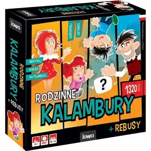 Настольная игра Jawa Rodzinne Kalambury i Rebusy — семейные шарады и головоломки, для вечеринок