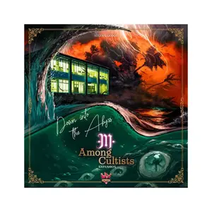Дополнение к настольной игре Godot Games Among Cultists: Down into the Abyss — 1-е расширение с новой картой, лодками, щупальцами и скрытыми ролями