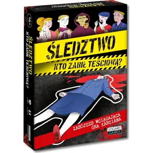 Board game Edgard — Śledztwo. Kto zabił teściową? (mystery investigation card game)