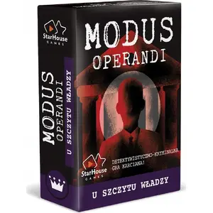 Galda spēle StarHouse Games Modus Operandi: U szczytu władzy — stratēģiska vairāku spēlētāju spēle