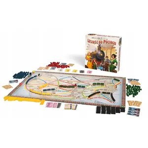 Board game Rebel Tools Wsiąść do Pociągu REBEL — family strategy game, Polish edition