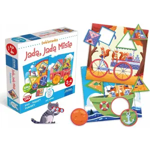 Board game Granna Gra Jadą, jadą misie – family children's tabletop game by Granna
