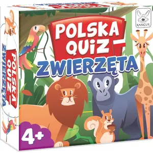 Board Game Kangur Quiz: Zwierzęta 4+ — educational animal quiz for children aged 4 and up