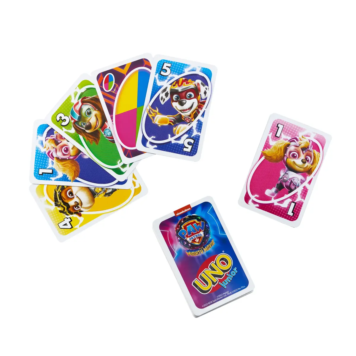 MATTEL UNO Junior Paw Patrol: The Mighty Movie — Card Game Photo 3