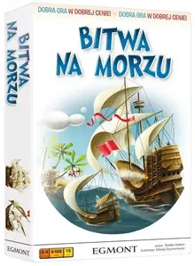 Книга-игра Egmont Bitwa na morzu — польское издание, твёрдый переплёт, 125×195 мм, 140 г, FSC