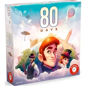 Настольная игра Piatnik 80 Days — семейная игра по Жюлю Верну, 2–6 игроков