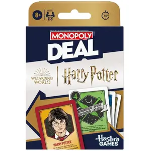 Kārtu spēle Usorteret Monopoly Deal Harry Potter SE/FI – tematiska kolekcionējamā kāršu spēle