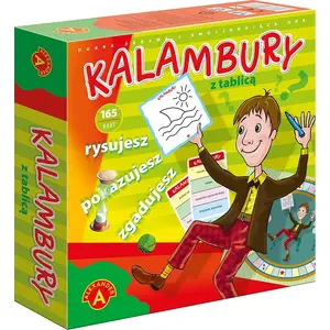 Настольная игра Alexander Kalambury с доской для рисования – семейные шарады, модель 0758