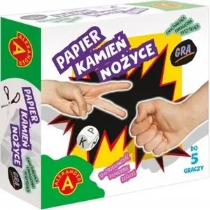 Настольная игра Alexander Papier Kamień Nożyce — классическая игра «камень-ножницы-бумага», компактный набор