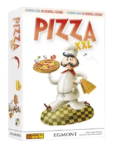 Книга-игра Egmont Pizza XXL в твёрдом переплёте — польский, 125×190 мм, 200 г, FSC