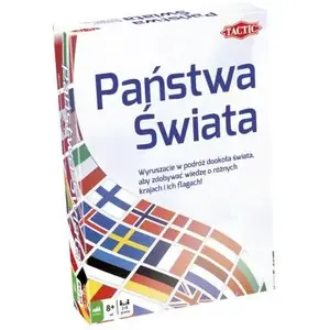 Настольная игра TACTIC Tactic Gra planszowa Państwa świata – страны мира, карта и вопросы, семейная стратегия