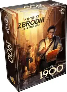 Board game Lucky Duck Games Kroniki Zbrodni: 1900 – cooperative mystery investigation expansion
