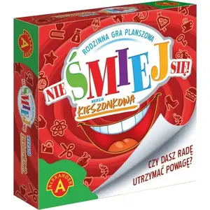 Board game Alexander — Nie śmiej się (party family game, Polish edition)