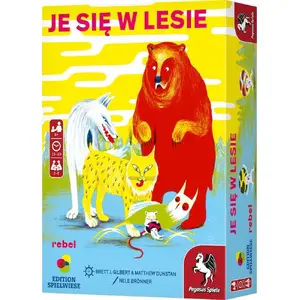 Board Game Rebel Je siê w lesie – tabletop game by Rebel, original edition