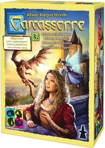 Board game expansion Abacus Carcassonne: The Princess & The Dragon (expansion module)