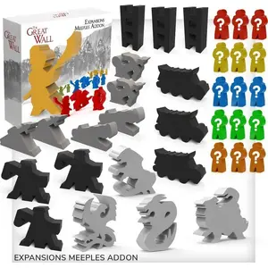 Board game expansion Awaken Realms Meeple Addon for The Great Wall (version with miniatures)